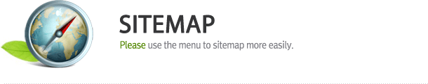 Please use the menu to sitemap more easily.